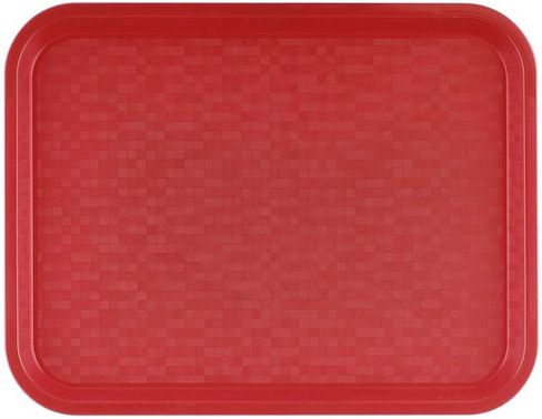 Roltex Tablett aus Polypropylen in großer Ausführung, rot
