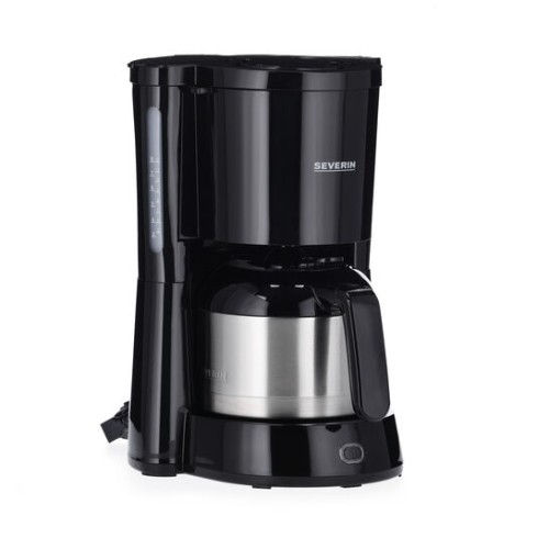 Severin Filterkaffeemaschine mit Edelstahl-Thermokanne "TYPE", ca. 1000 W, bis 8 Tassen, Edelstahl-Thermokanne mit