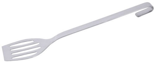 Mehrzweckwender aus Edelstahl 18/10, hochglänzend, fugenlos, schwere Qualität Schaufelmaß: 11 cm x 7,5 cm, Gesamtlänge: 27,5 cm