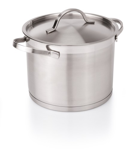 Suppentopf mit Deckel KOCHGESCHIRR SERIE 5400. Chromnickelstahl, › geeignet für alle