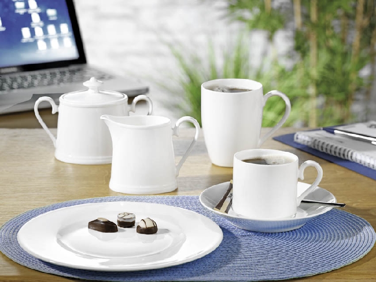 Sahnegießer STELLA, Inhalt: 0,25 ltr., Premium Bone Porcelain, uni weiss, Villeroy & Boch