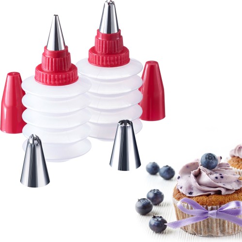 Westmark 2er Set Dekorierflaschen