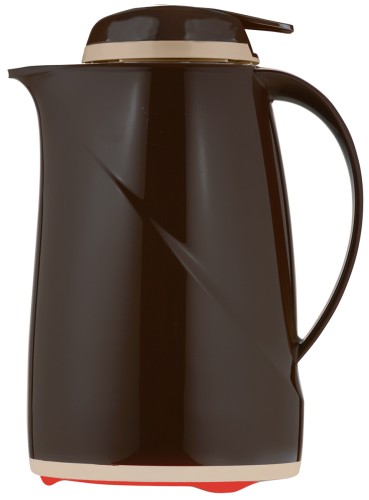 Helios Isolierkanne Wave Push 0,6 l cappuccino