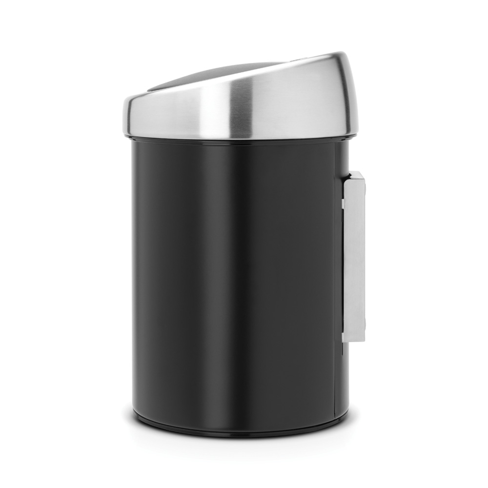 Brabantia Touch Bin 3 L mit Kunststoffeinsatz / Deckel Brilliant steel