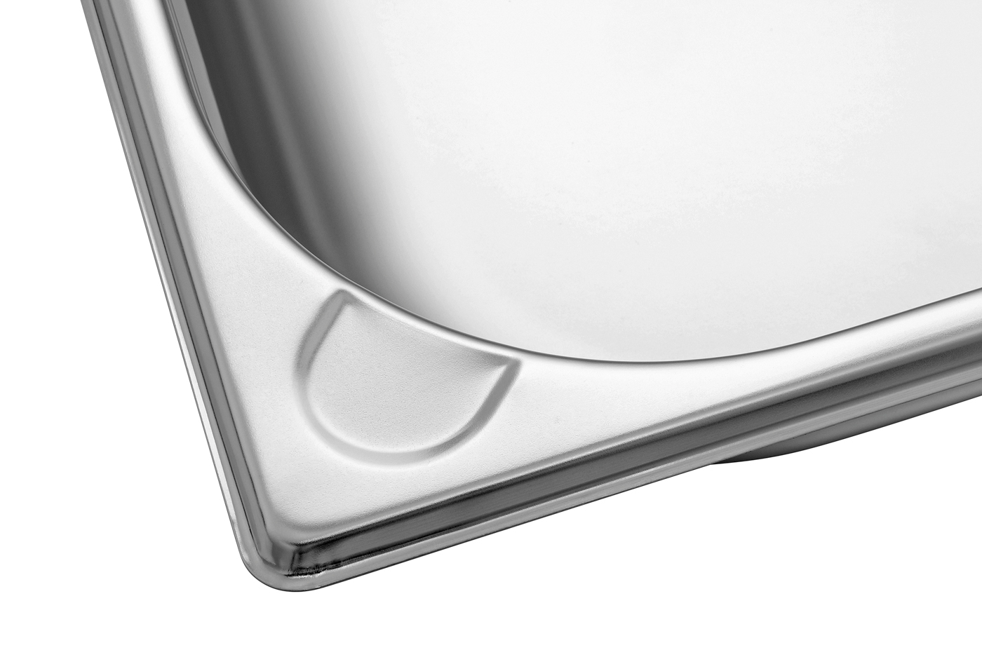 Bartscher GN-Behälter, 1/1 GN,T65, Basic Line |Ausführung: Ohne Perforation | Maße: 53 x 32,5 x6,5 cm. Gewicht: 0,6 kg