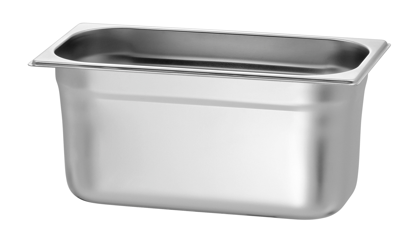 Bartscher GN-Behälter, 1/3, T150 | Ausführung:Ohne Perforation | Maße: 32,5 x 17,6 x 15,0 cm.Gewicht: 0,6 kg