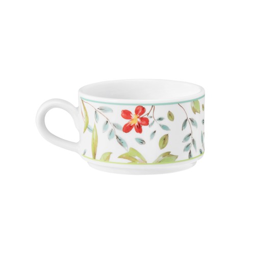 Seltmann Obere zur Moccatasse 0,09 l, rund, Form: Community, Dekor: 57401 Landhaus, hohe Kantenschlagfestigkeit, Made in Germany