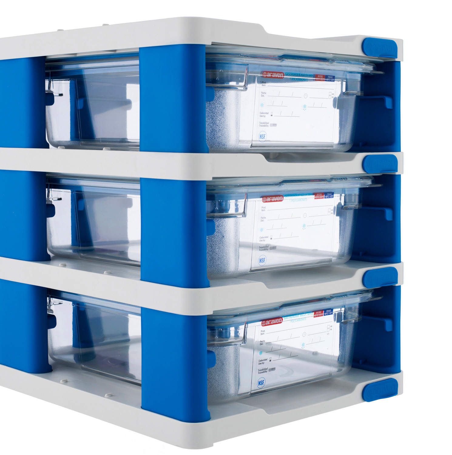 ARAVEN Gastroturm für GN 1/2 Behälter, 357x312x397mm