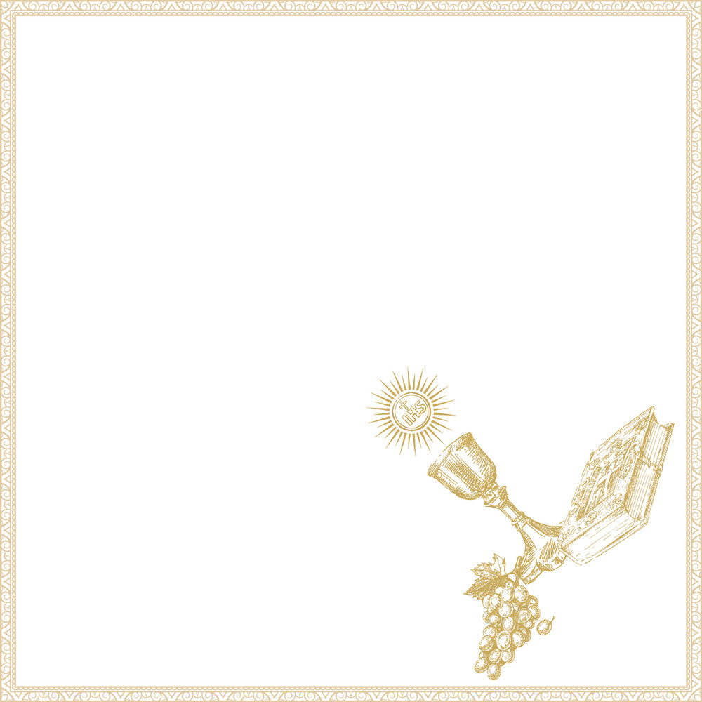 DUNI Dunisoft-Servietten 40 x 40 cm, Kommunion