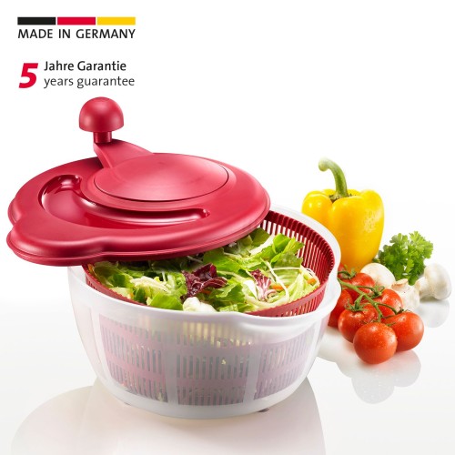 Westmark Salatschleuder »Fortuna«, 5 l, rutschfest, rot