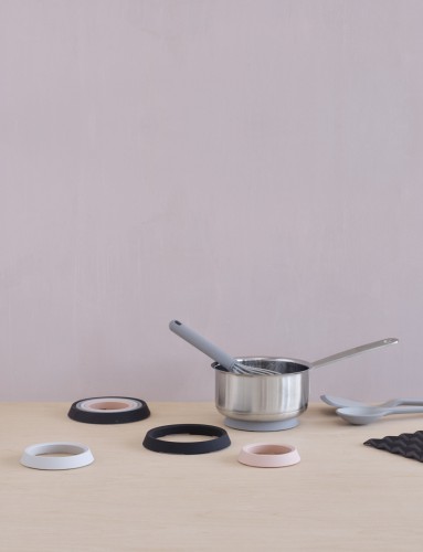 COOK-IT Rührlöffel grau, Maße: 305 x 75 x 15 mm