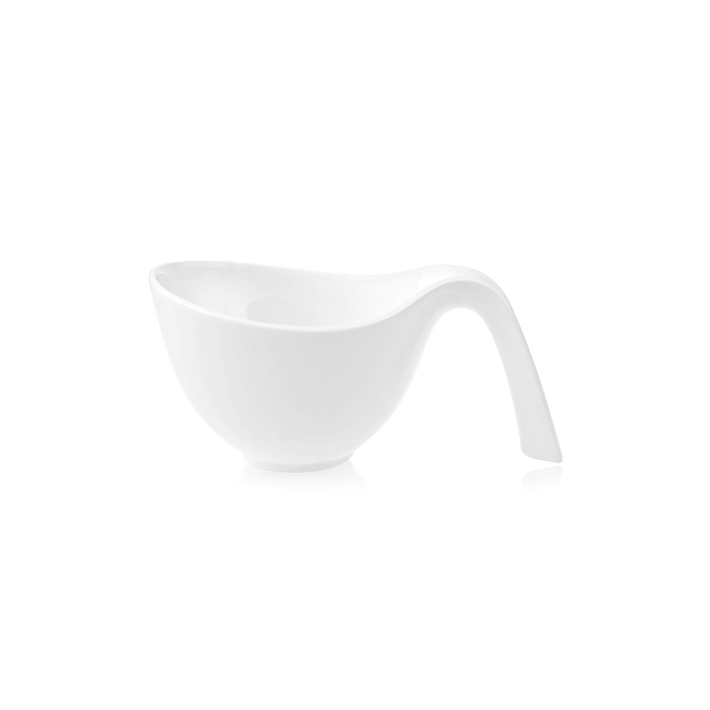 Villeroy und Boch Cup mit Griff - Maße: 19 x 12 cm / Ser.: Flow