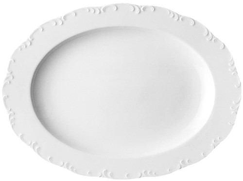 Monbijou Weiss Platte 24 cm