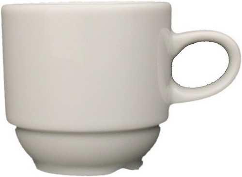 Espresso-Obertasse ohne Untertasse - hohe Form -, stapelbar, Inhalt 0,10 ltr, Eschenbach FUNKTION - Qualitätsporzellan weiss