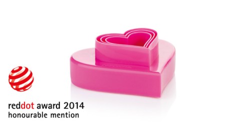 Beidseitige Ausst. Herzen DELICIA, 6 Gr.