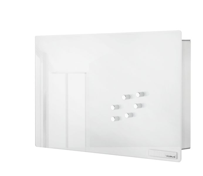 BLOMUS Schlüsselkasten/Glasmagnettafel - White, H 20 cm, B 30 cm, T 5 cm -
