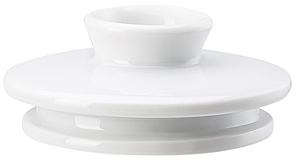 Mesh Weiss von Rosenthal, Deckel zu Kaffeekanne 0,30 l von Rosenthal, aus Porzellan