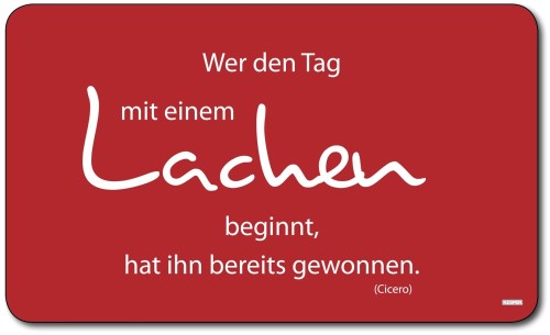 KESPER Frühstückbrettchen, Melamin, Lachen