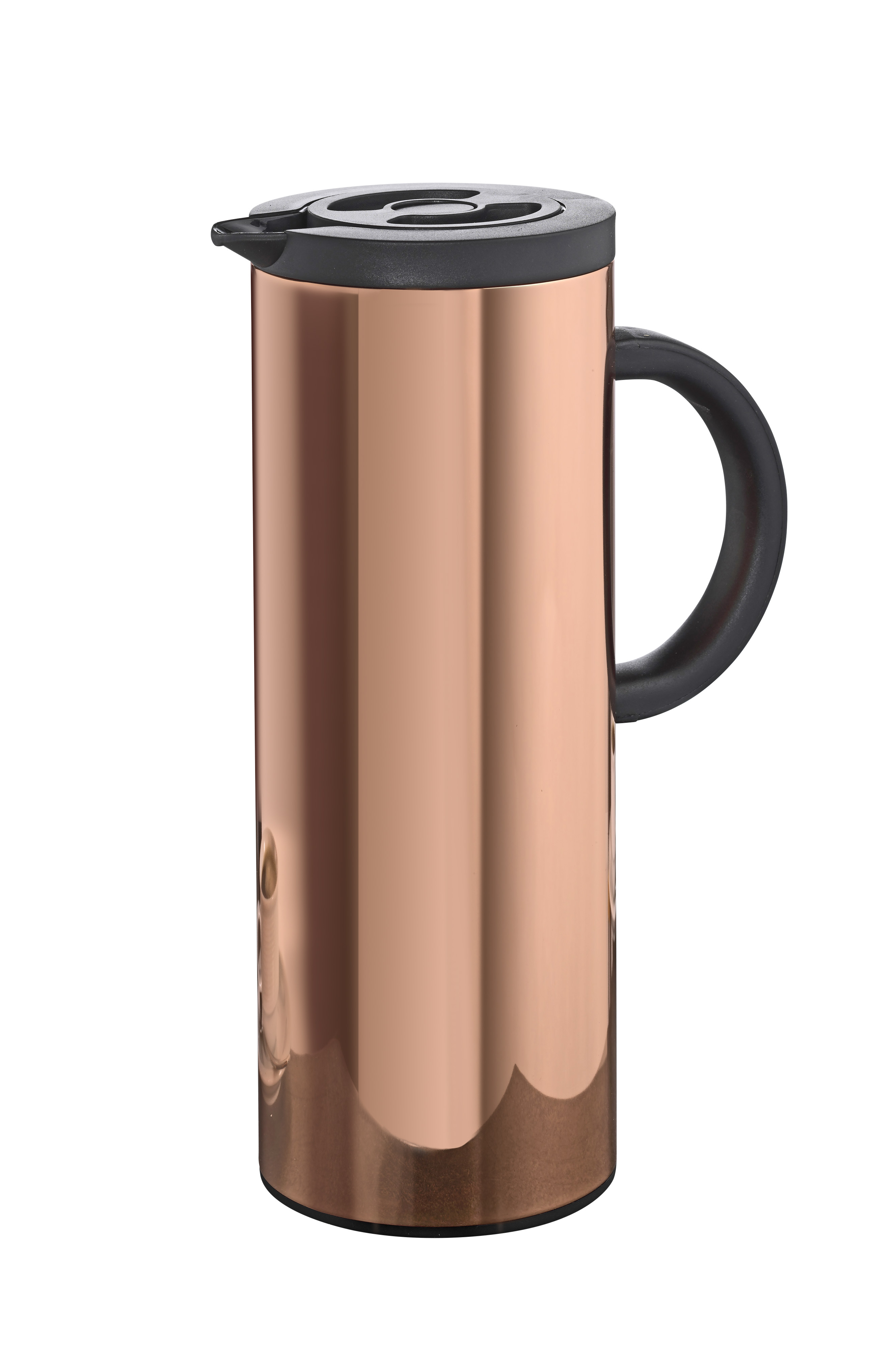 Isolierkanne KYOTO, 1 Liter, Mit kupferfarbener Beschichtung.