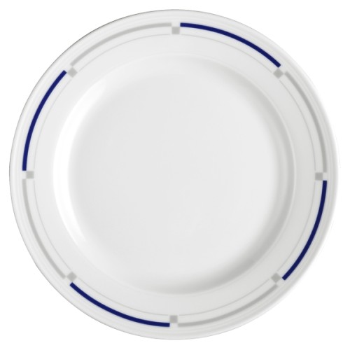 Seltmann Teller flach 27 cm Fahne, Form: Imperial, Dekor: 21101 Nova