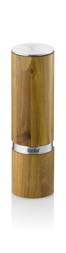 KELA Salz-/Pfeffermühle Kauri Akazienholz braun 18,0cm 5,5cmØ