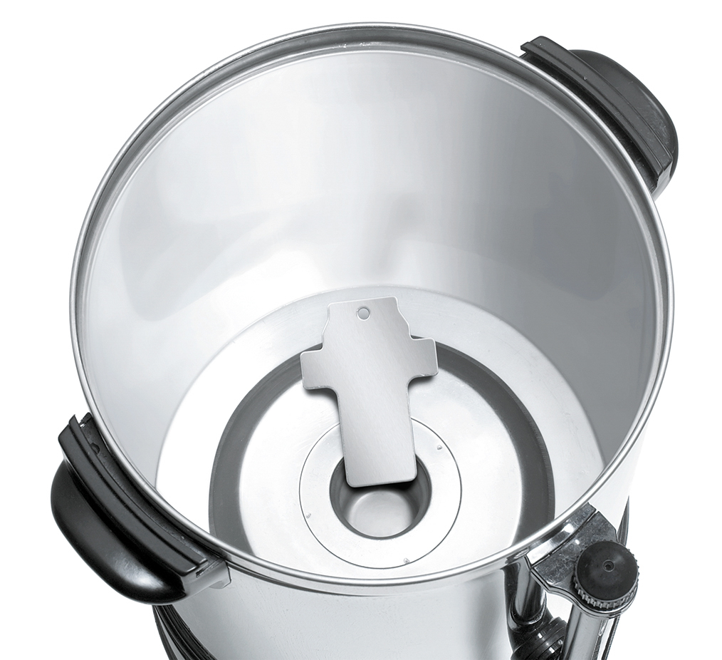 Bartscher Kaffeemaschine Regina Plus 40 | Inhalt:6,8 Liter | Maße: 22 x 22 x 41,5 cm. Gewicht: 3,3kg