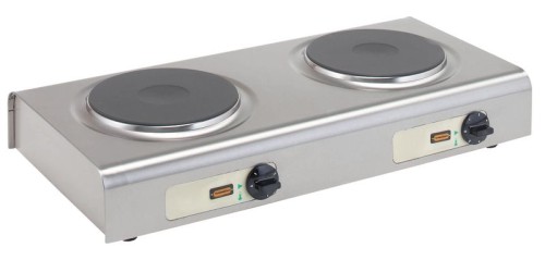 NEUMÄRKER Neumärker Doppelkochplatte 220-220 2x Ø 220 mm 720x370x150 mm