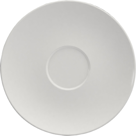Bauscher Kombi-Untertasse aus der Kollektion scope, coup, 16 cm, aus Porzellan