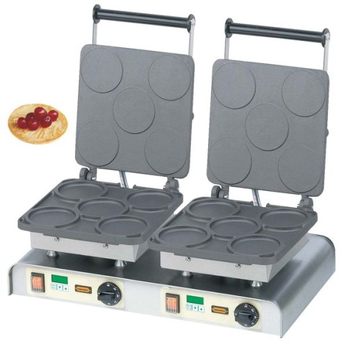 NEUMÄRKER Bliniseisen II mit Digitaltimer, Aluminiumbackplatten beschichtet 610x340x250 mm