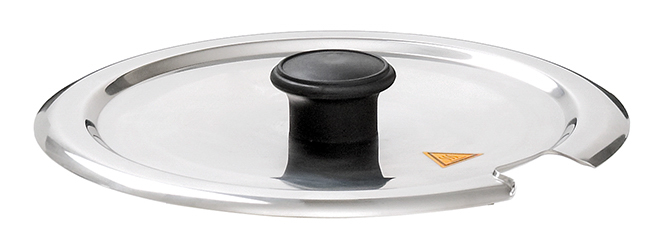 Bartscher Deckel für Hot Pot 6,5L | Durchmesser:237 mm | Maße: 24 x 24 x 2,5 cm. Gewicht: 0,24 kg