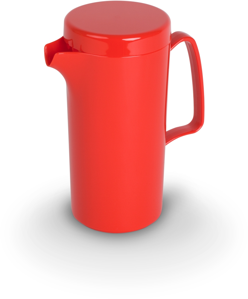 Kinderzeug Kanne LUKAS 0,6 l mit Deckel, rot