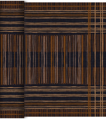 DUNI Dunicel-Tischläufer Tête-à-Tête 24 m x 0,4 m (20 Abschnitte), Brooklyn Black