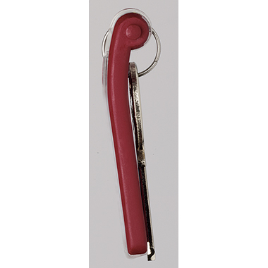 DURABLE Schlüsselanhänger KEY CLIP 7 x 2,5 x 1,2 cm (B x H x T) Kunststoff rot 6 St./Pack.