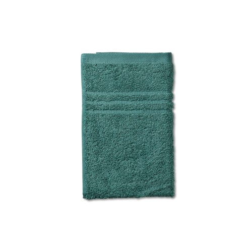 KELA Gästetuch Leonora 100%Baumwolle Premium piniengrün 30,0x50,0cm