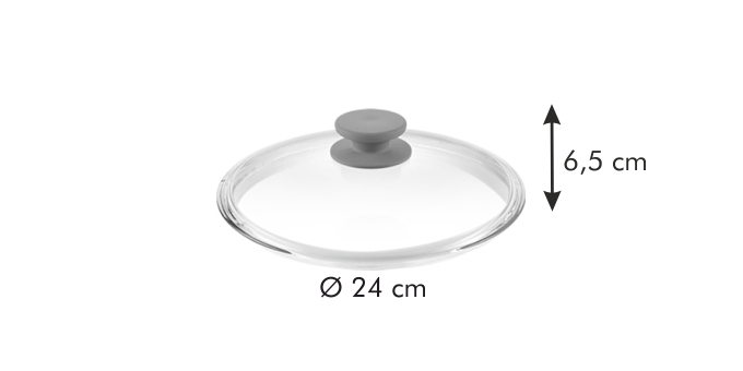 Backofenfester Deckel UNICOVER ø 24 cm