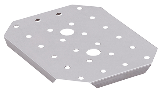 Bartscher Einlegeboden gelocht, 1/2GN | Norm: - |Maße: 25 x 19,5 x 1,7 cm. Gewicht: 0,4 kg