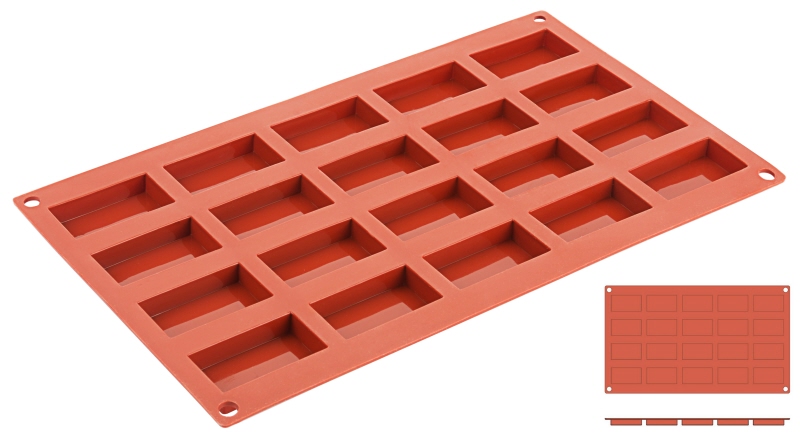 Backmatte Flachbarren