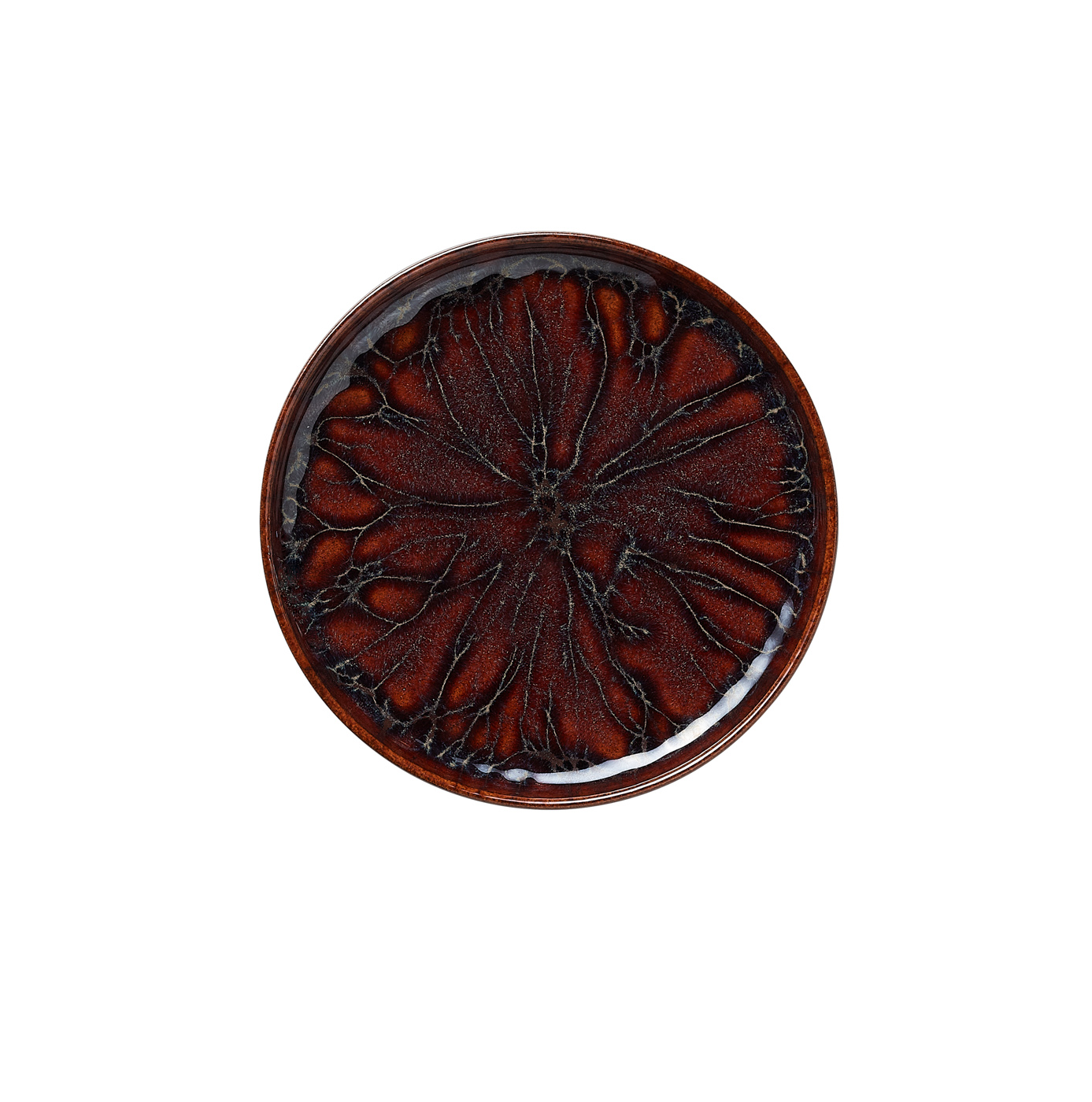 Teller ROCKZZERO, flach, Ø 17,5 cm, Set á 6 Stück, amazonas, Steinzeug Flache Ausführung, Farbe: Amazonas