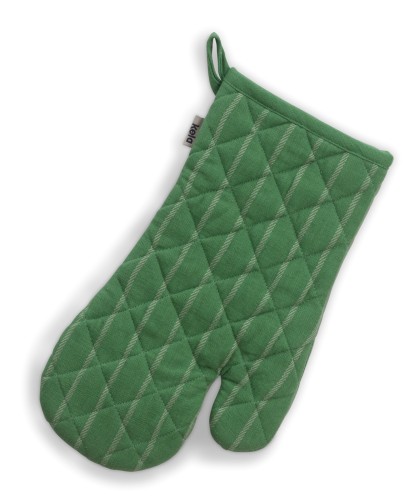 Topfhandschuh Cora 100%Baumwolle hellgrün/grün Streifen 31 x 18  cm von Kela