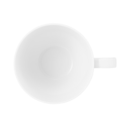 Seltmann Milchkaffeeobertasse 0,35 l, rund, Form: Beat, weiss, hohe Kantenschlagfestigkeit, Made in Germany