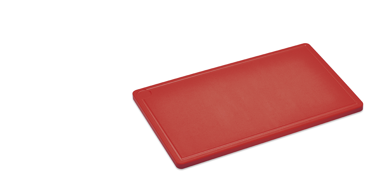 Giesser Schneidbrett, Euro, rot 530 x 325 x 20 mm