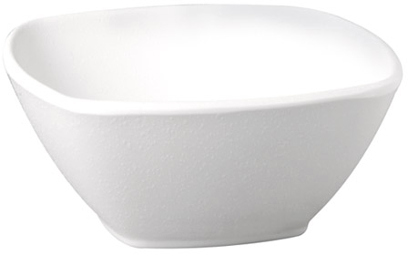 Schale -ZEN- 17,5 x 17,5 cm, H: 7 cm Melamin, schwarz, Steinoptik 0,5 Liter spülmaschinengeeignet stapelbar nicht