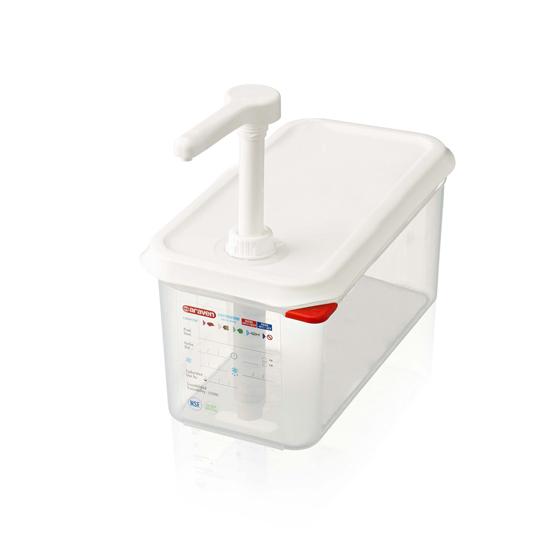 ARAVEN SAUCEN-DISPENSER GN1/4 Durchsichtig