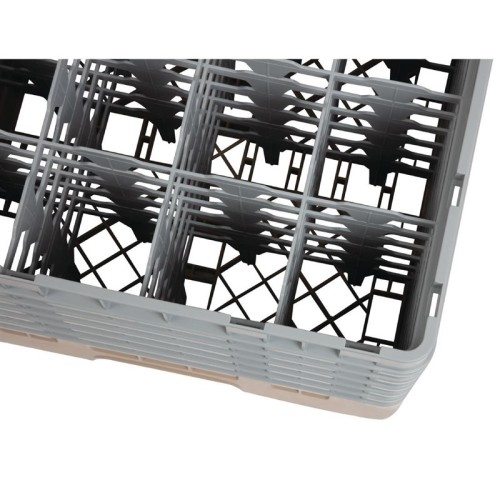 Cambro Gläserspülkorb beige mit 16 Fächern max Glashöhe 29,8cm. Dieser Gläserspülkorb bietet optimalen Schutz für Ihre