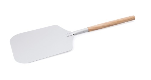 Pizzaschaufel. Aluminium. mit Holzgriff. Schaufel 35 x 30 cm.