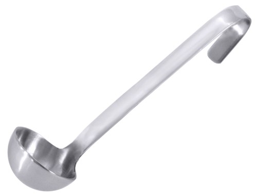 Butter- / Fettlöffel aus Edelstahl 18/10, hochglänzend, fugenlos, schwere Qualität Stiellänge: 9 cm, Durchmesser: 2,5 cm