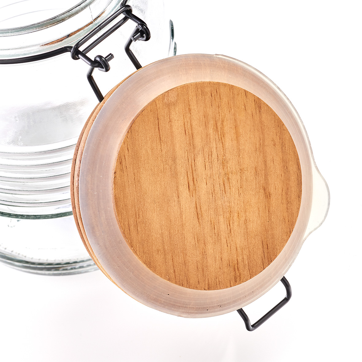 Vorratsglas, Glas; Metall; Holz, Ø10,8x17,5 cm. Farbe: transparent. Fassungsvermögen: 1000 ml. Mit diesem Vorratsglas der Old fashioned-Serie