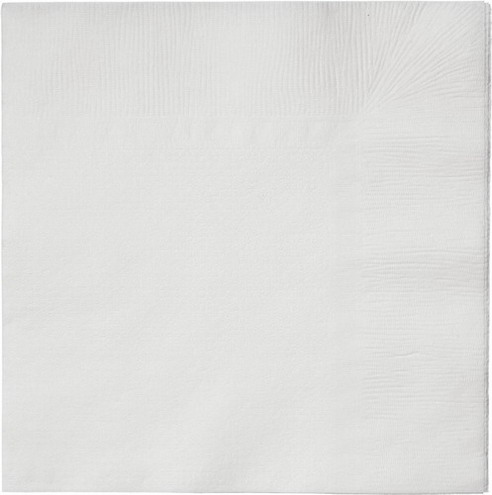 Tork Soft Lunchserviette, weiß, 3-lagig, 33 x 33cm, 1/4 Falz, Paket à 150 Stck.