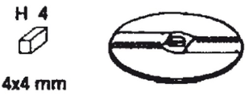 NEUMÄRKER Raffelscheibe H 4 für Multi-Gemüse-Schneider