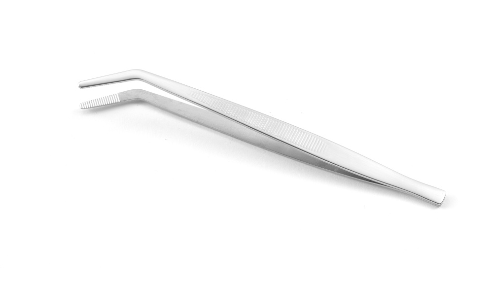 HENDI Pinzette gebogen - Länge: 160 mm
